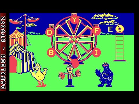 Sesame Street - Letter-Go-Round © 1988 Hi-Tech Expressions - PC DOS - Gameplay