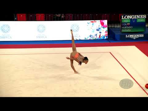 HURTADO Nathalia (COL) - 2019 Rhythmic Junior Worlds, Moscow (RUS) - Qualifications Rope