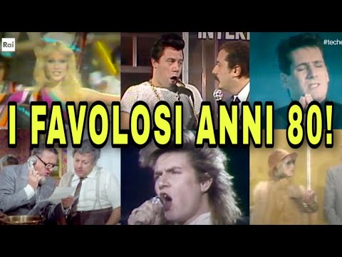 I FAVOLOSI ANNI 80 in TV Mix documentari techetechetè