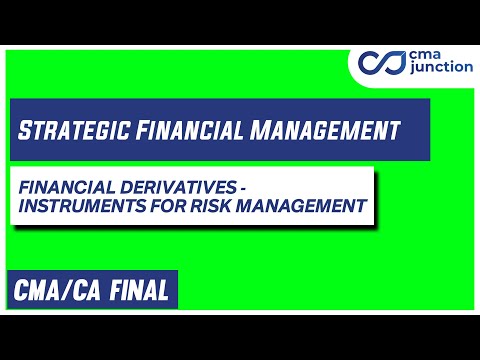Financial Derivatives | CMA CA Final | Risk Management | Strategic Financial Management |