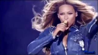 Beyonce And Jay Z &quot;I Just Wanna Love U &quot; &quot;Run the World &quot;Paris Stade de France On The Run Tour.【HD】.