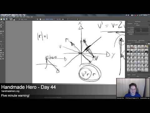 Handmade Hero Day 044 - Reflecting Vectors