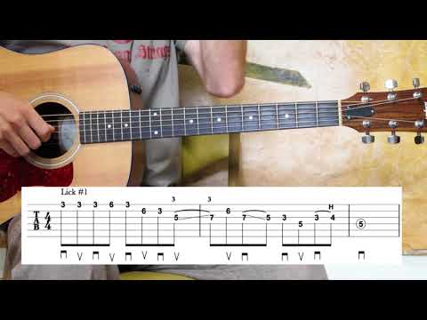 10 Licks in the Key of G #2 - Bluegrass Guitar Lesson!