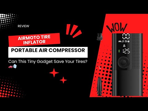 Is the Airmoto Tire Inflator Worth It? 🚗 Portable Air Compressor Review & How to Use!