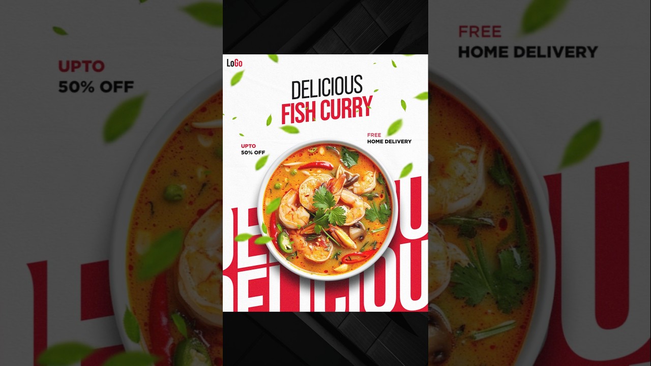 Food Flyer | #shorts #photoshop #graphicsdesign #posterdesign