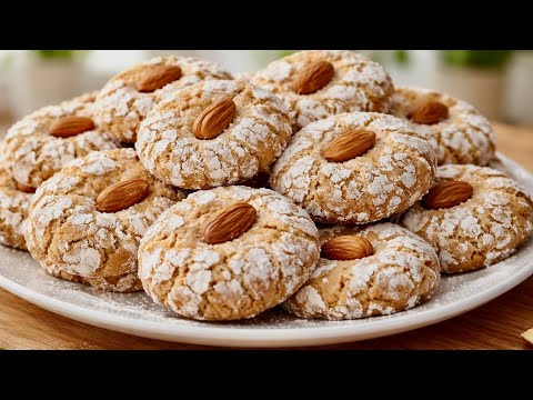 Moroccan Almond Cookies ❤️ They will disappear in 1 minute!