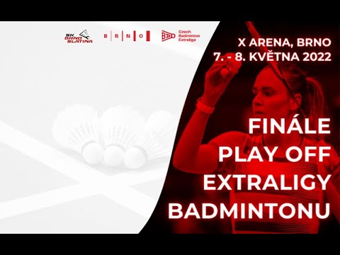 Badminton: Finále extraligy 8.5.2022 - kurt 1