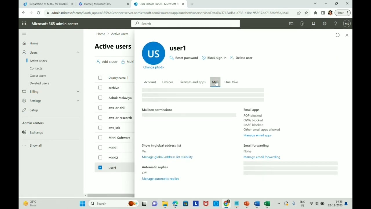 Delegating Access to Mailbox and Drive in Microsoft 365
