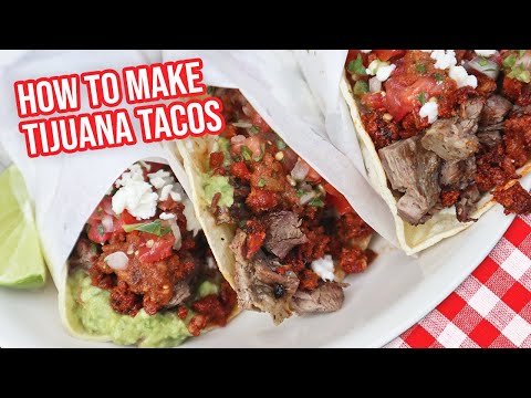 TIJUANA TACOS: HOW TO MAKE MEXICAN STREET TACOS AT HOME! (STEP BY STEP)