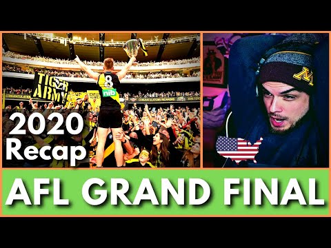 AFL GRAND FINAL 2020 | AMERICAN REACTS