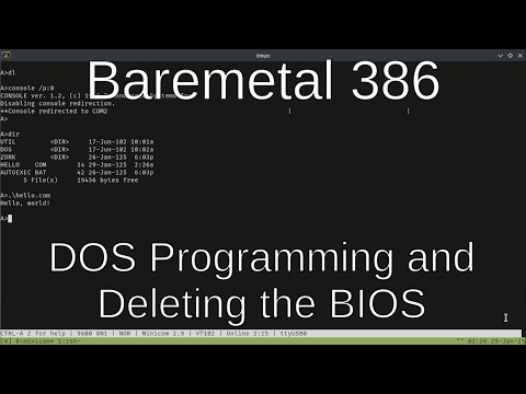 Baremetal 386 - DOS Programming and Deleting the BIOS