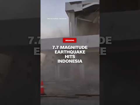 7.7 magnitude earthquake hits Indonesia