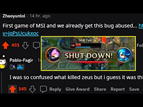 First game of MSI and we already get this...