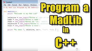 MadLib in C++