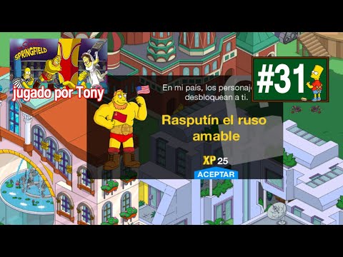 Los Simpson Springfield "LuchaLibre'20: Capítulo 31 - Rasputín el ruso amable" por Tony