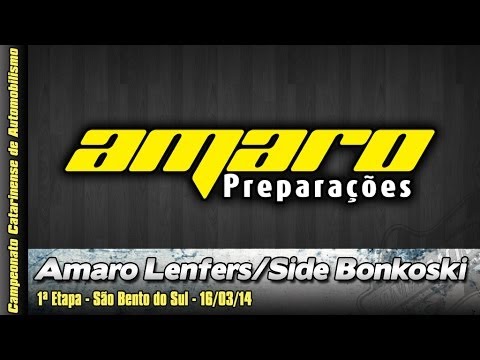 Amaro Lenfers/Side Bonkoski - 1ª Etapa Catarinense de Automobilismo 2014 - São Bento do Sul