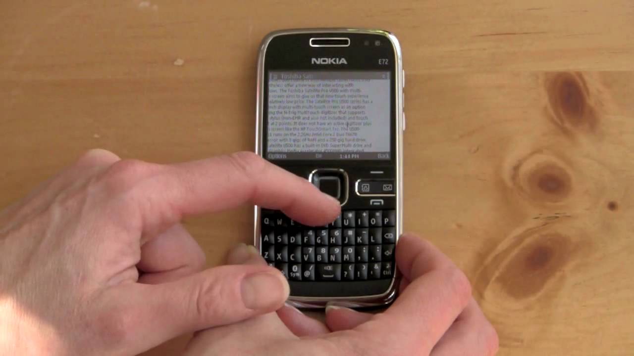 Nokia E72 Video Review