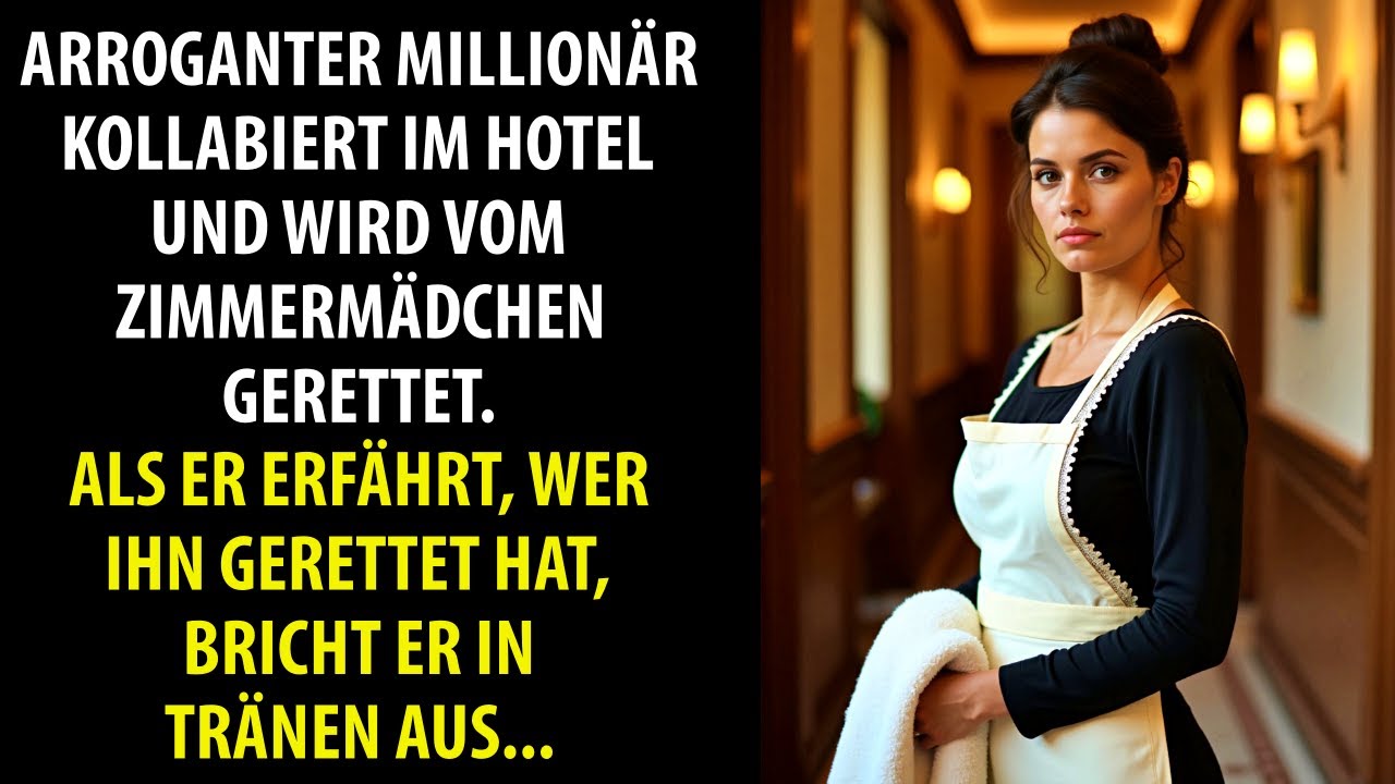 Arroganter Millionär kollabiert im Hotel, Zimmermädchen rettet ihn und dann macht er eine Entdeckung