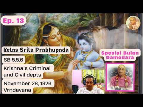 SB 5.5.6 Krishna's Criminal and Civil depts Class By Srila Prabhupada [1/2]