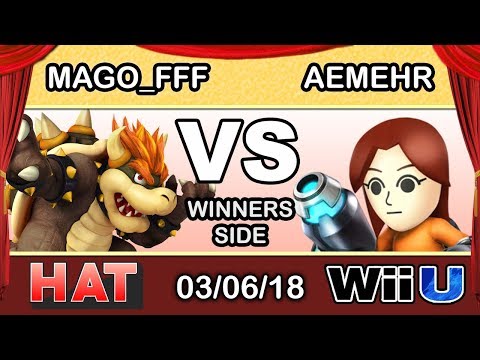 HAT 12 - NSD | Mago_FFF (Bowser) Vs. Kh | AEMehr (Mii Gunner) Winners Side - Smash 4