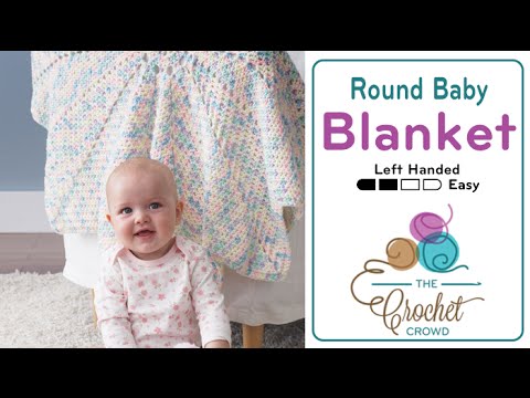 Left Hand Crochet for Beginners Baby Blanket Pattern The Crochet Crowd