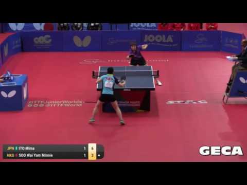 Impossible Around Net shot by Mima Ito at WJTTC 2016