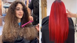 Long to Short Hair Transformations -  Beautiful Hairstyles Compilation 2023