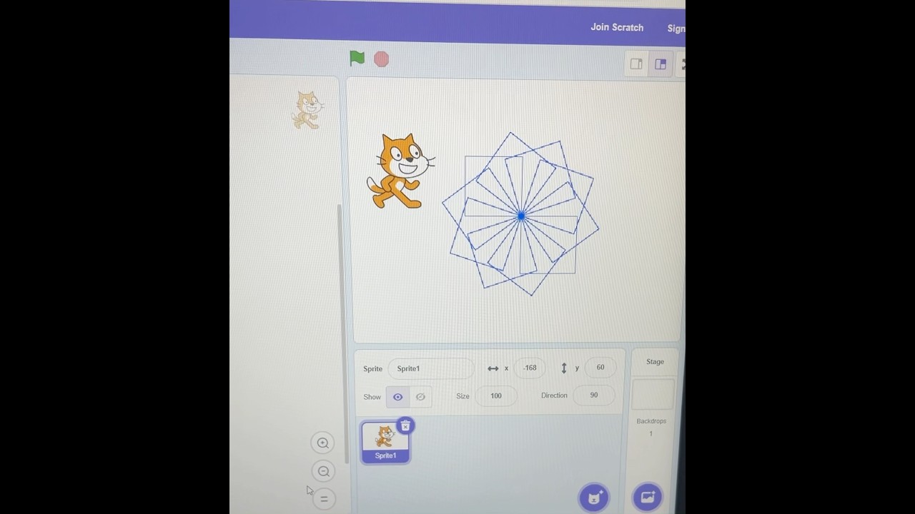 How to make shapes in Scratch | Learn how to code for beginners #coding #scratch #programming