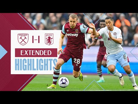 Extended Highlights | Last Gasp Winner Ruled Out | West Ham 1-1 Aston Villa | Premier League
