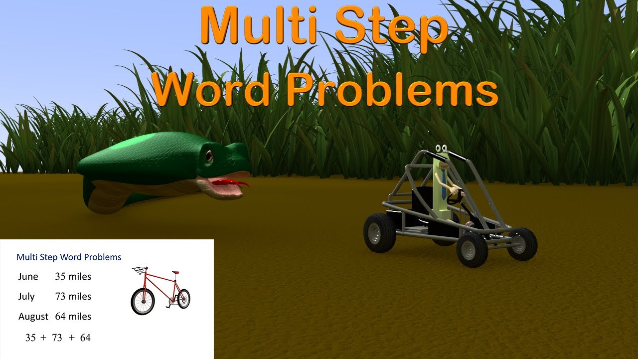 Multi Step Word Problems 4th Grade - Mage Math