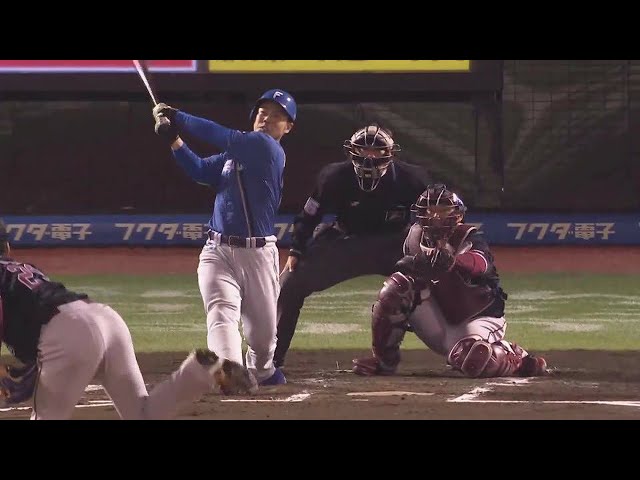 【3回表】今季第1号!! ファイターズ・近藤健介 ライトへの先制2ランホームラン!! 2022年4月21日 東北楽天ゴールデンイーグルス 対 北海道日本ハムファイターズ