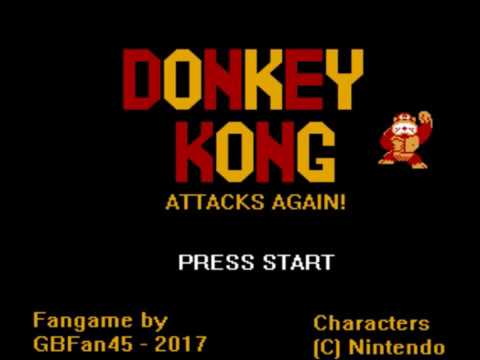 Donkey Kong Arcade Attacks Again! (My first NES-like fangame 2017/2018 released) (Tribute fangame)