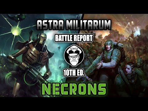 Pure Infantry Guard Vs Necron Silver Tide! | 10th Edition Battle Report | Warhammer 40,000