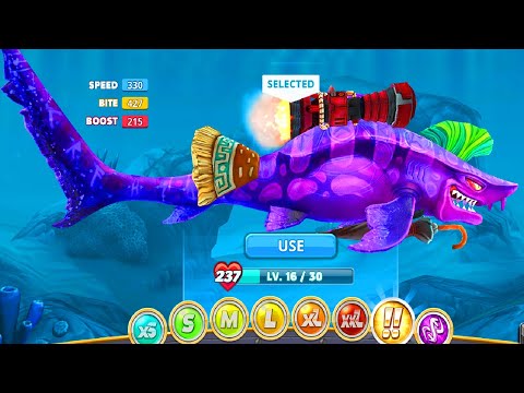 Hungry Shark World - NEW Dark Magic Shark Unlocked Bigger, Stronger & Faster - Android Gameplay