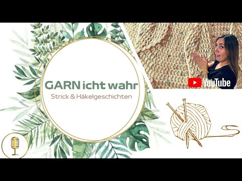 Mein Strick- und Häkelpodcast #10 - 1000 Follower Verlosung  und Roosimine Buchvorstellung