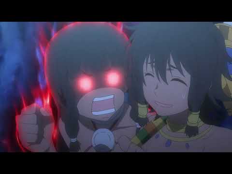 Sword Oratoria (Dub) - Tione looking intimidating