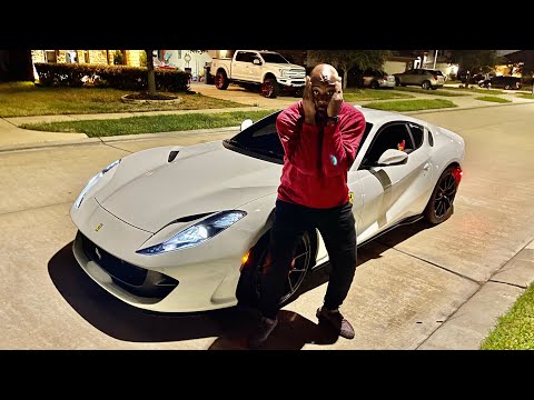 CAN'T BELIEVE I RODE IN A $500,000 FERRARI 812 SUPERFAST AND ALMOST PISSED ON MYSELF