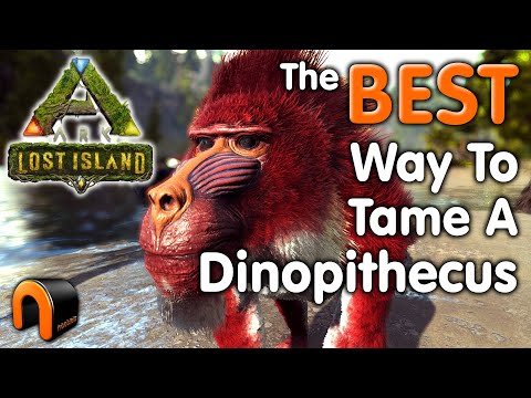ARK How To TAME A DINOPITHECUS (Baboon) In Real Time Step By Step! #ARK