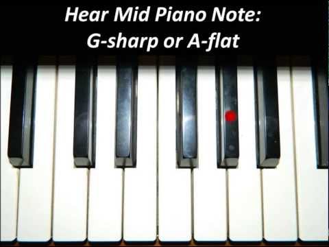 Hear Piano Note - Mid G Sharp or A Flat