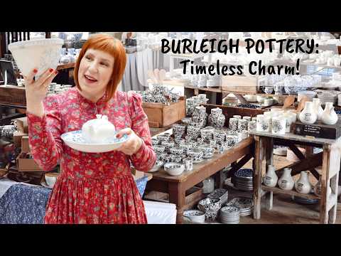 The TIMELESS CHARM of English BURLEIGH POTTERY