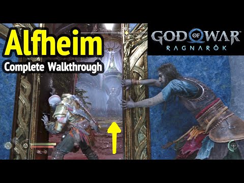 God of War Ragnarok: Alfheim Complete Walkthrough (GoW Ragnarök)