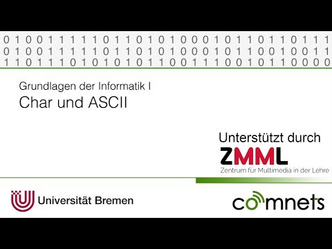 Video 3-11: ASCII und Char / Zeichen