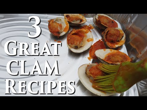 Three Easy Clam Recipes ! Gluten Free New England Chowder ! White Clam Sauce !