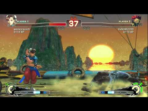 SSF4 - Ranked Online - wesleyrausch (CH) vs. VeNOM2O99 (AK) pt.1