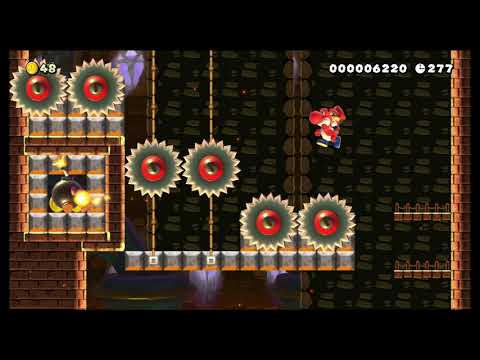 Eric's Super Mario Maker 2 Levels: Grinder Floor Fortress