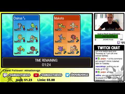 Pokémon VGC 2018 Live Stream: 2nd August 2018 Thursday VGC Viewer Battles