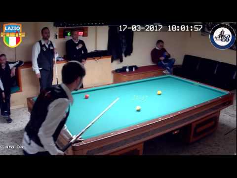 Benedetti vs Zitelli - Gara Interregionale 1/2/3 Cat. CSB Martino's Billiards (LT) 14/18Mar2017