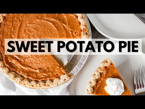 The BEST Brown Butter Sweet Potato Pie!✨