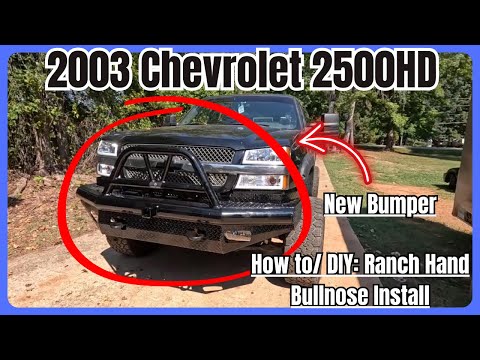 How to / DIY: Installing a Ranch hand Bumper on a Chevy