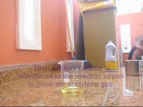 Chlorination of acetylene